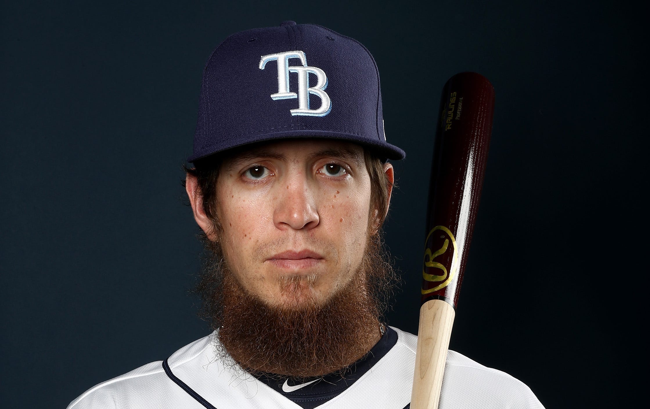 Colby Rasmus shaved beard after 